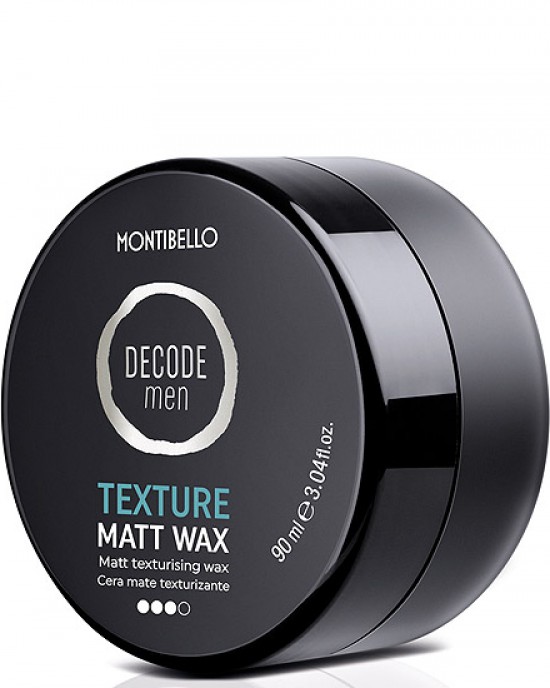 Cera mate Decode Texture Matt Wax 90ml Montibello
