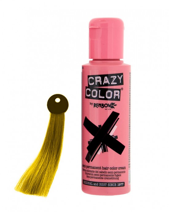 Crema colorante Crazy Color Canary Yellow 100ml Crazy Color Tintes Permanentes