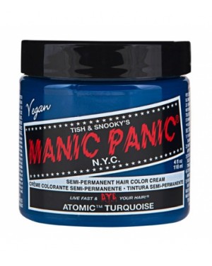 Tinte fantasía semipermanente Classic Atomic Turquoise Manic Panic + 1 Consejo