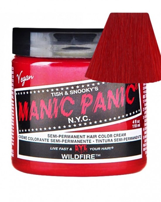 Tinte Fantasía Semipermanente Wildfire Manic Panic