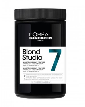 Decoloración Blond Studio 7 Clay Sin Amoníaco 500gr Loreal