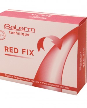 Ampolla fijadora del color unidad Red Fix Salerm + 1 Consejo