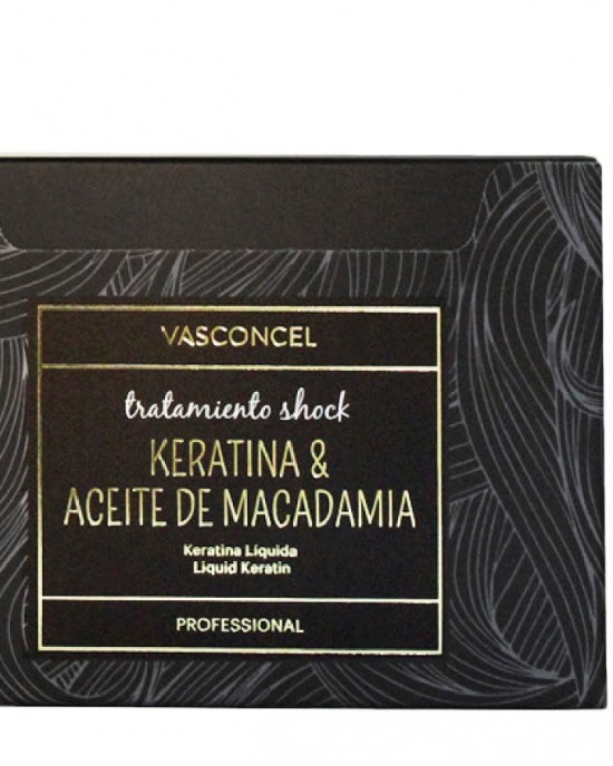 Cp Shock Macadamia Keratina 6x10ml Vasconcel - Salvaderm Latest