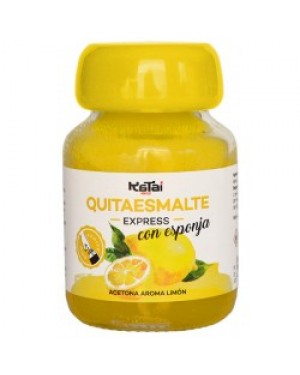 60% Quitaesmalte Limón con Esponja Katai