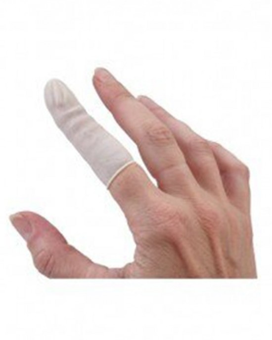 Protector Latex Dedos Pequeños 100 unidades Sibel Sinelco Utiles Manicura y Pedicura
