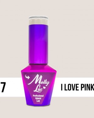  Esmalte semipermanente 27 I Love Pink 10ml Molly Lac