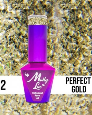 Esmalte semipermanente 32 Perfect Gold 10ml Molly Lac