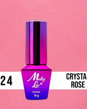 Esmalte semipermanente 524 Crystal Rose 10ml Molly Lac