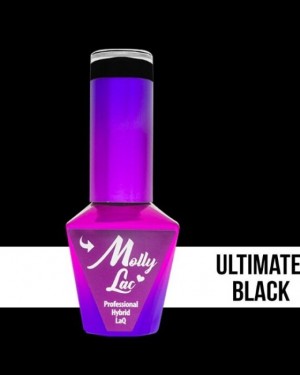 Esmalte semipermanente   Ultimate Black 10ml Molly Lac