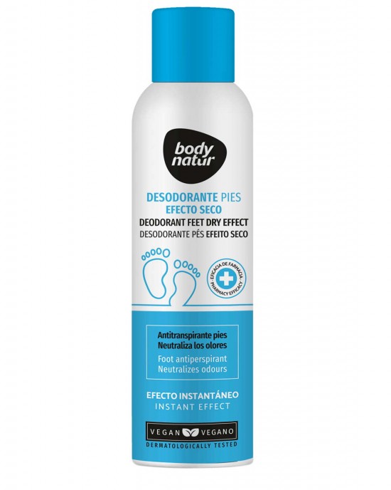 Desodorante spray Pies 150ml Body Natur Body Natur Depilatorios